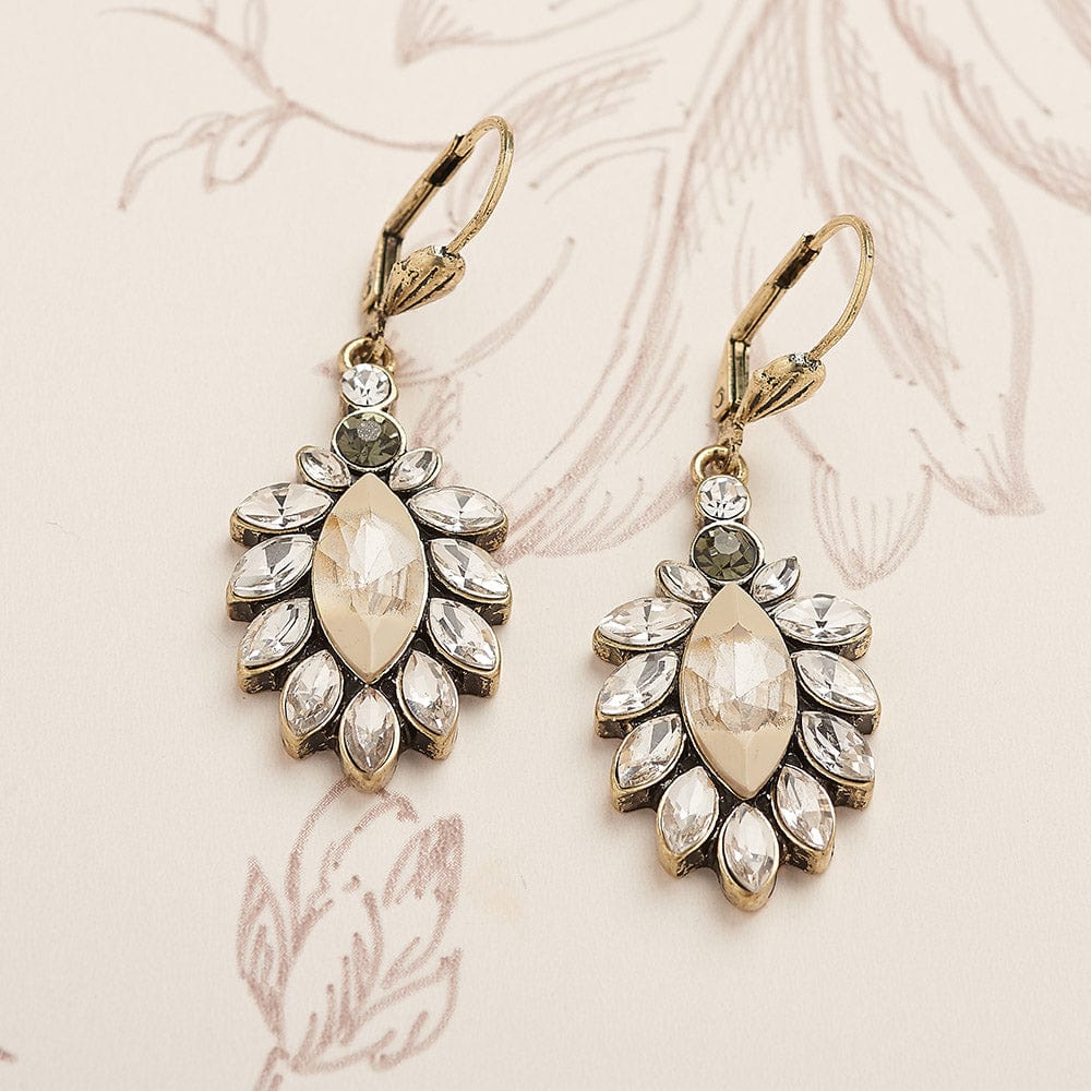 1950s Style Diamante Drop Earrings  Lovett & Co