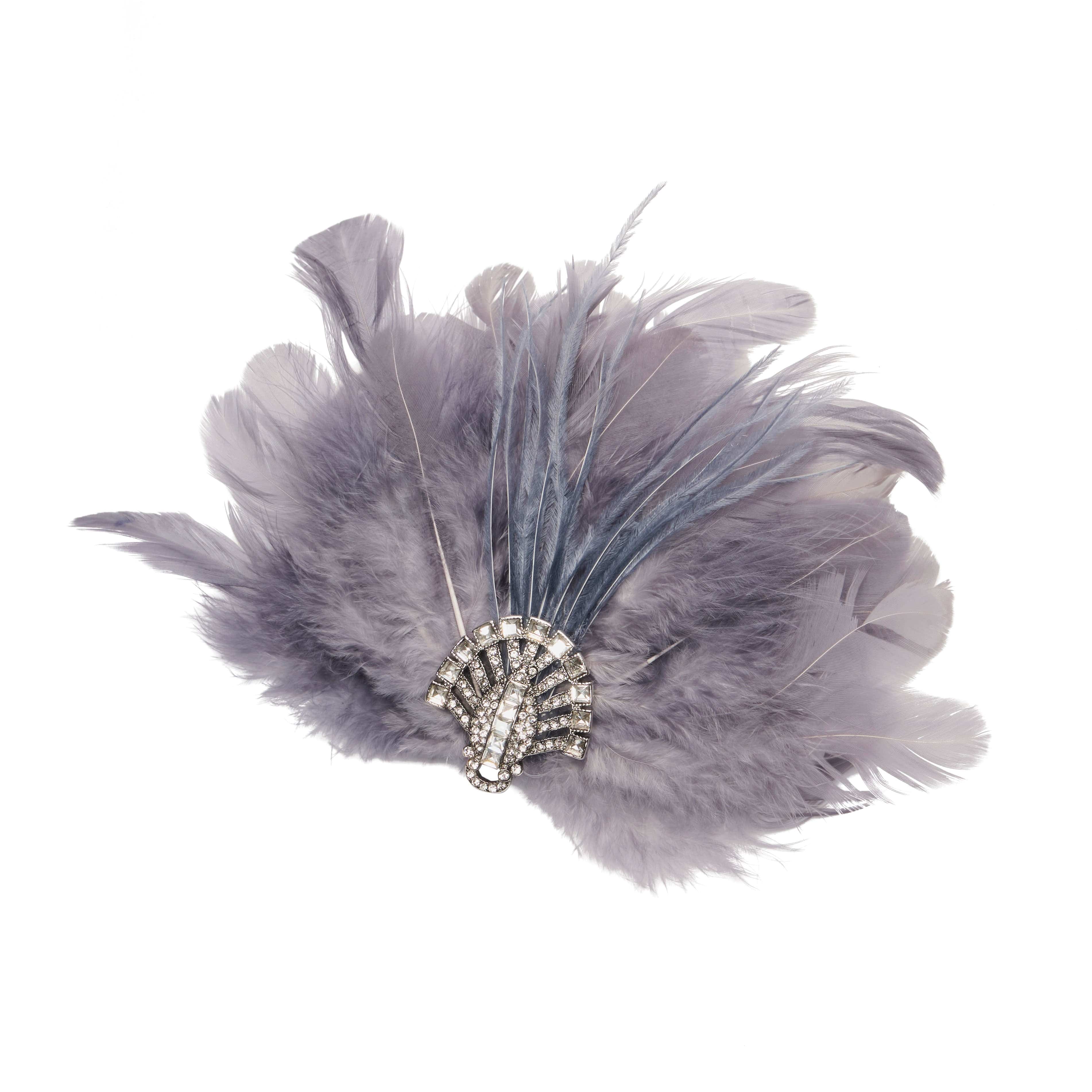 Gatsby Feather Hair Clip