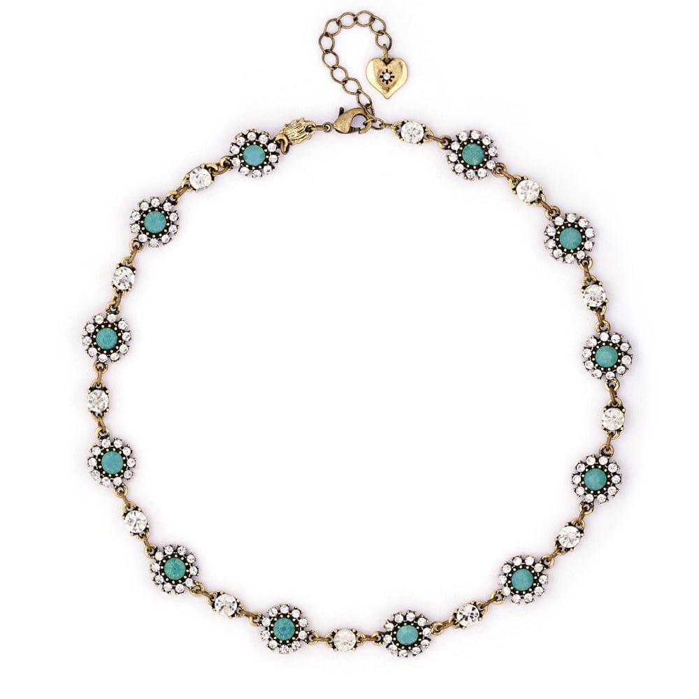 Grace Crystal Necklace Pacific Opal