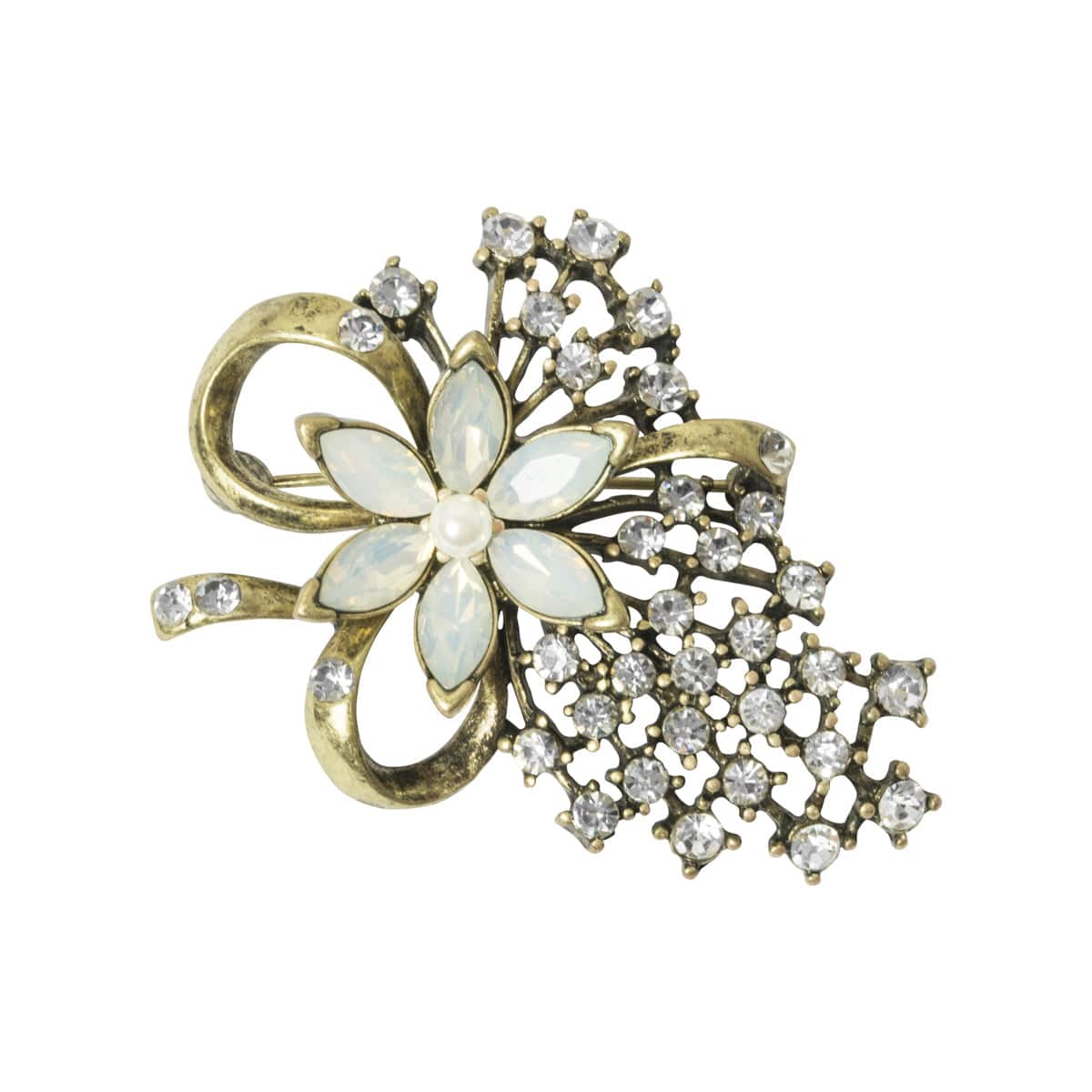 Miriam Haskell Flower Brooch - Lovett & Co