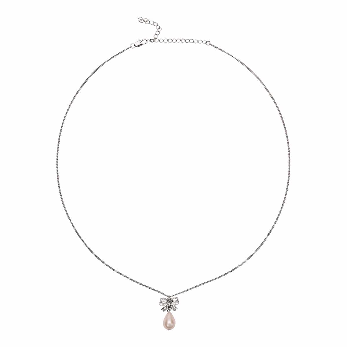 Vintage-pearls-necklace-with-bow-Lovett-and-Co
