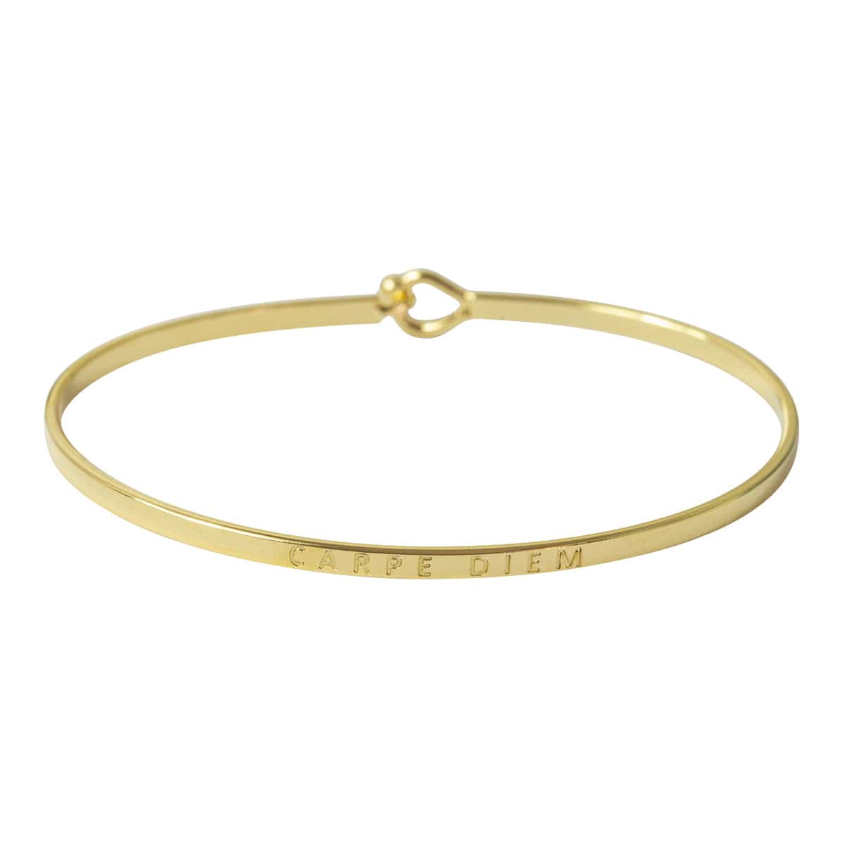 Carpe Diem Gold Bangle