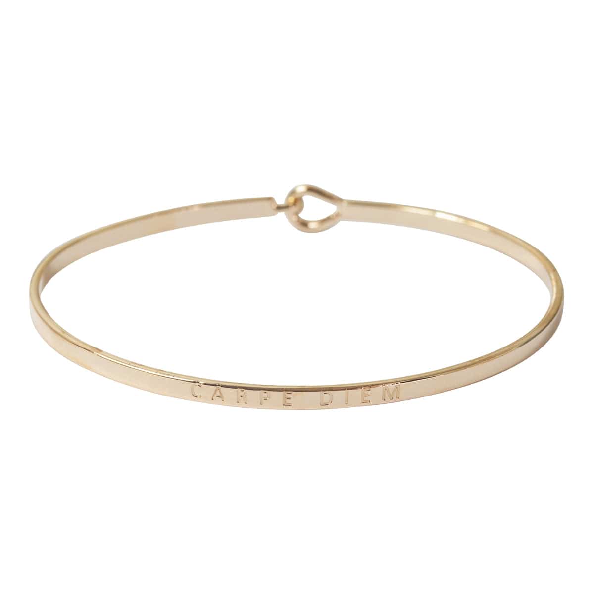 Carpe Diem Gold Bangle
