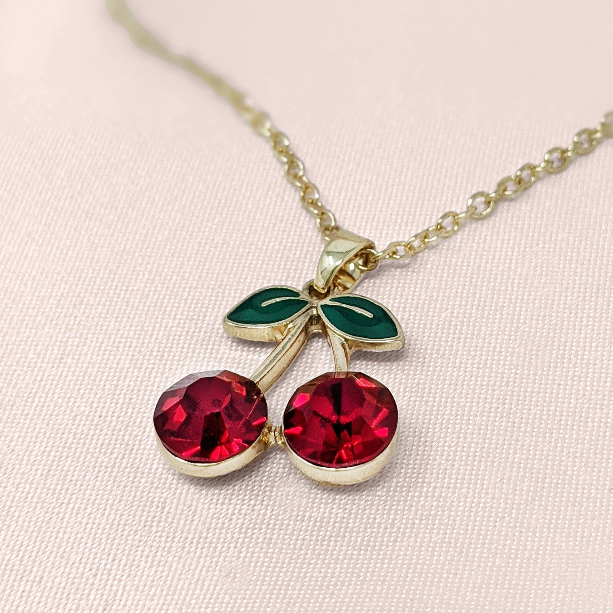 Cherry necklace  Lovett  Co